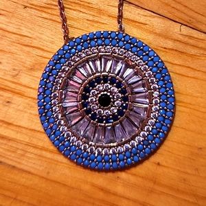 blue topaz necklace